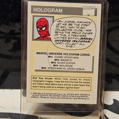 Mh5 Spider-Man VS Green Goblin (Back)  | Spider-Man vs. Green Goblin [Hologram] Marvel 1990 Universe