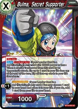 Bulma, Secret Supporter [Foil] BT12-003 Dragon Ball Super Vicious Rejuvenation