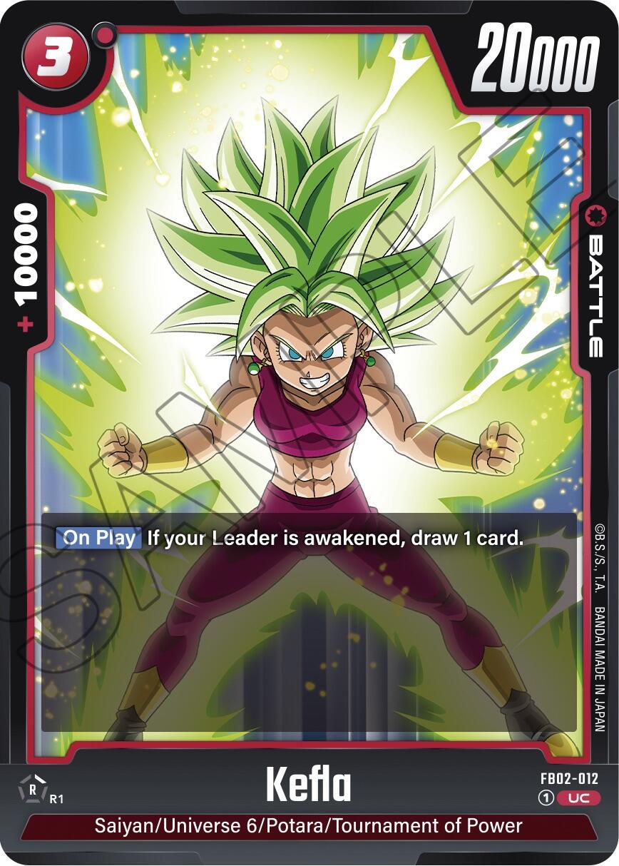 Kefla FB02-012 Dragon Ball Fusion World Blazing Aura