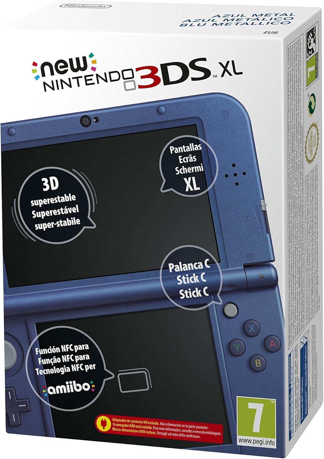 New Nintendo 3DS XL Metallic Blue PAL Nintendo 3DS