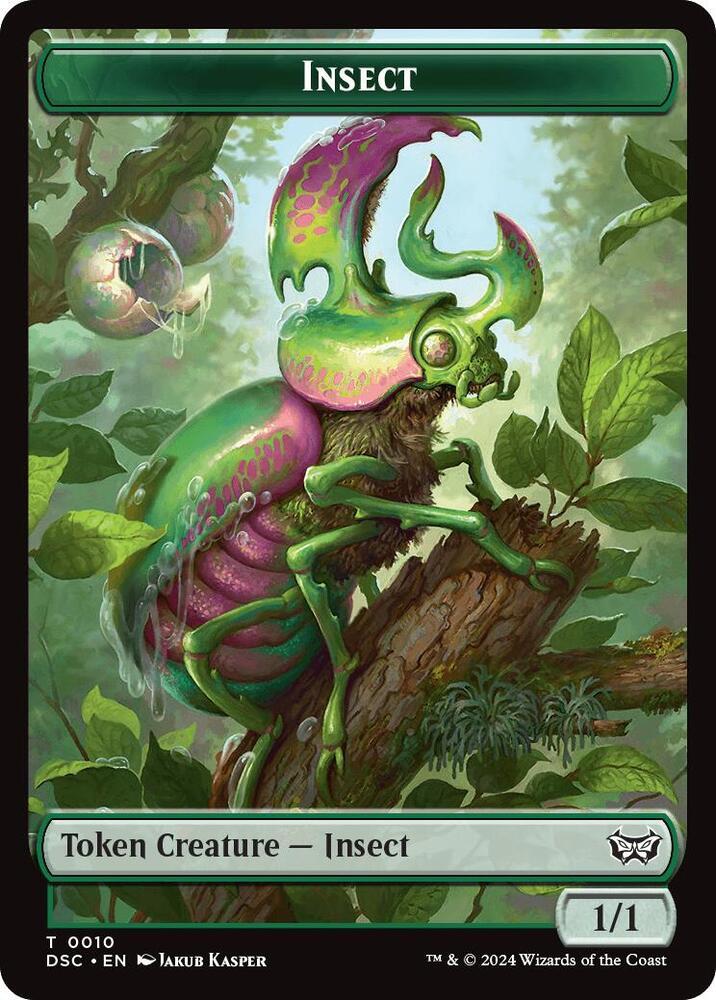 Insect // Manifest Token #10 Prices | Magic Duskmourn: House of Horror ...
