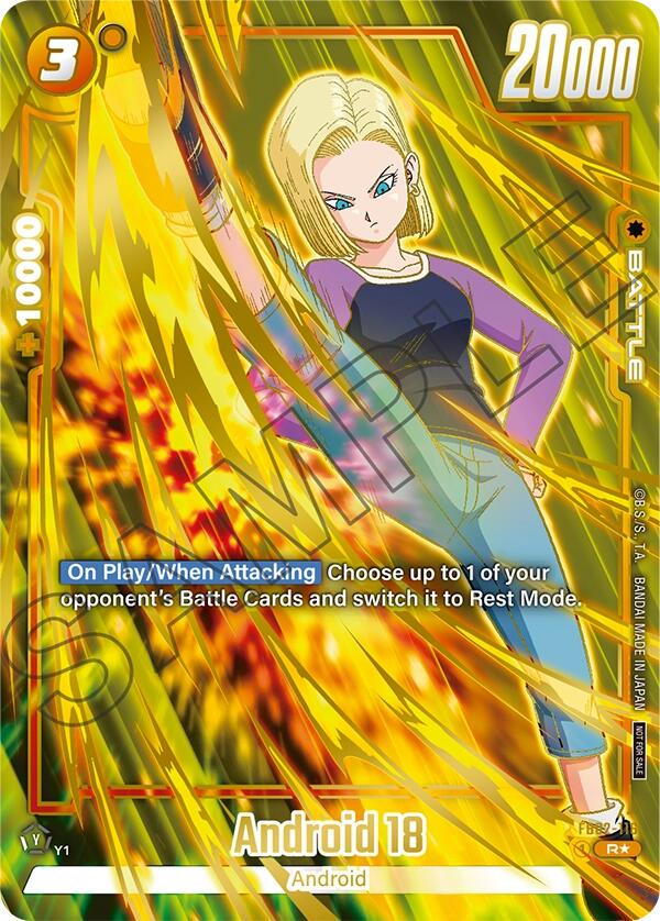 Android 18 [Finalist] FB02-116 Dragon Ball Fusion World Judge Promo