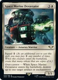 Space Marine Devastator [Surge Foil] #14 Magic Warhammer 40,000