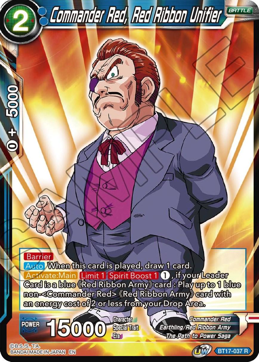 Commander Red, Red Ribbon Unifier BT17-037 Dragon Ball Super Ultimate Squad