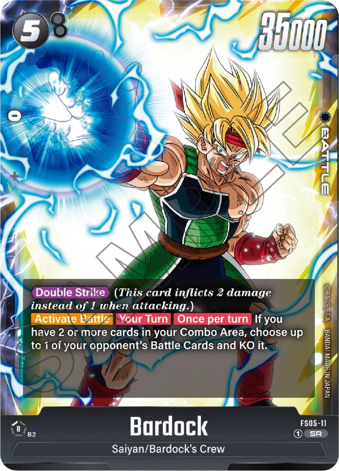 Bardock - FS05-11 [Holo] FS05-11 Dragon Ball Fusion World Starter Deck: Bardock