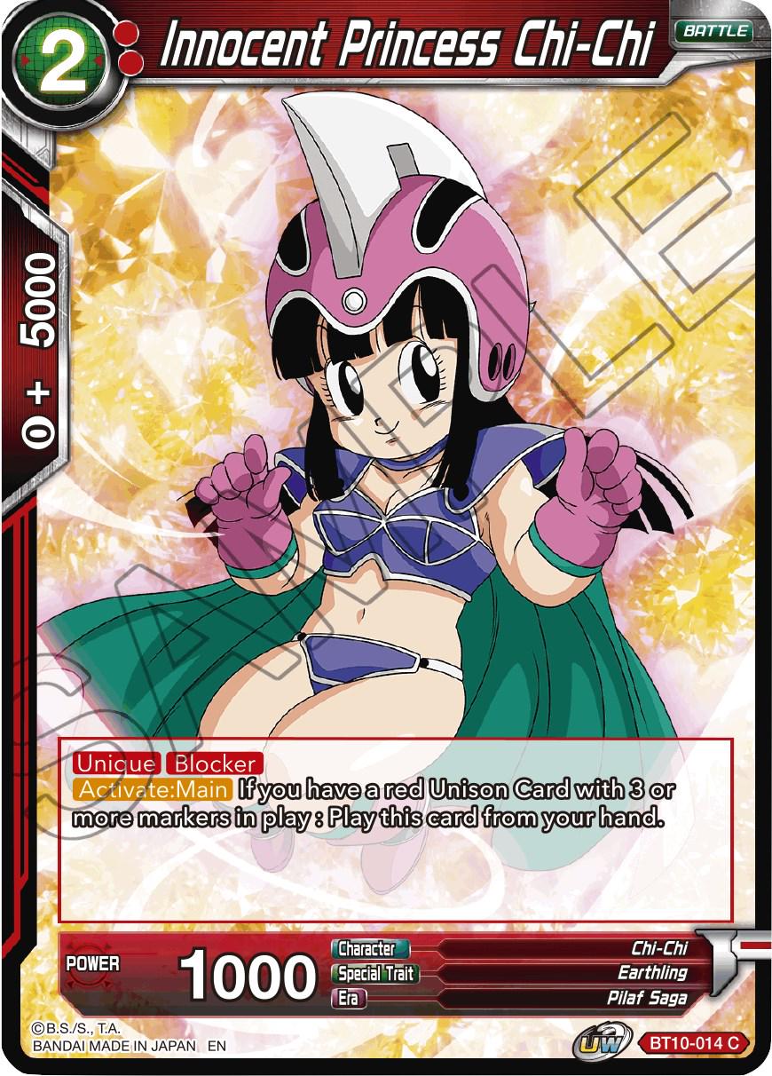 Innocent Princess Chi-Chi BT10-014 Dragon Ball Super Rise of the Unison Warrior