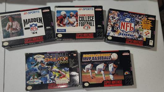 Super Nintendo Game Lot photo