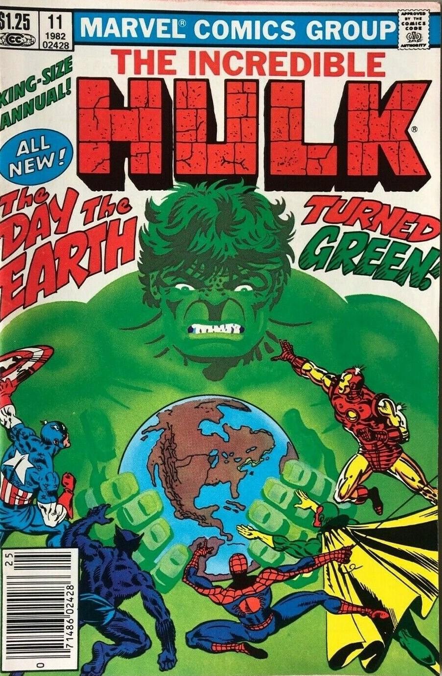 Incredible Hulk Annual [Canadian Price] #11 (1982) Comic Books Incredible Hulk Annual