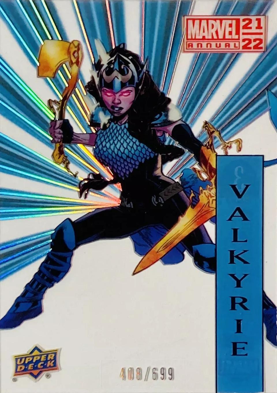 Valkyrie #3 Marvel 2021 Upper Deck Annual Suspended Animation