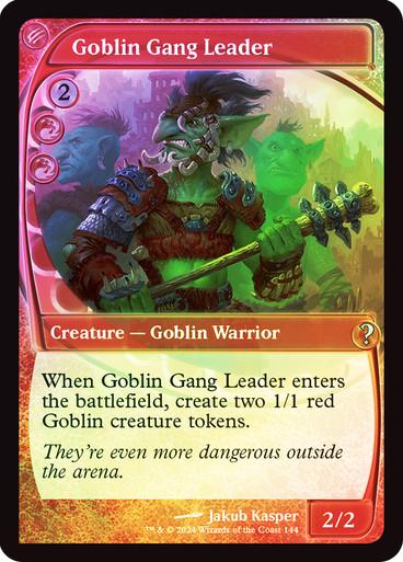 Goblin Gang Leader [Foil] #144 Magic Mystery Booster 2