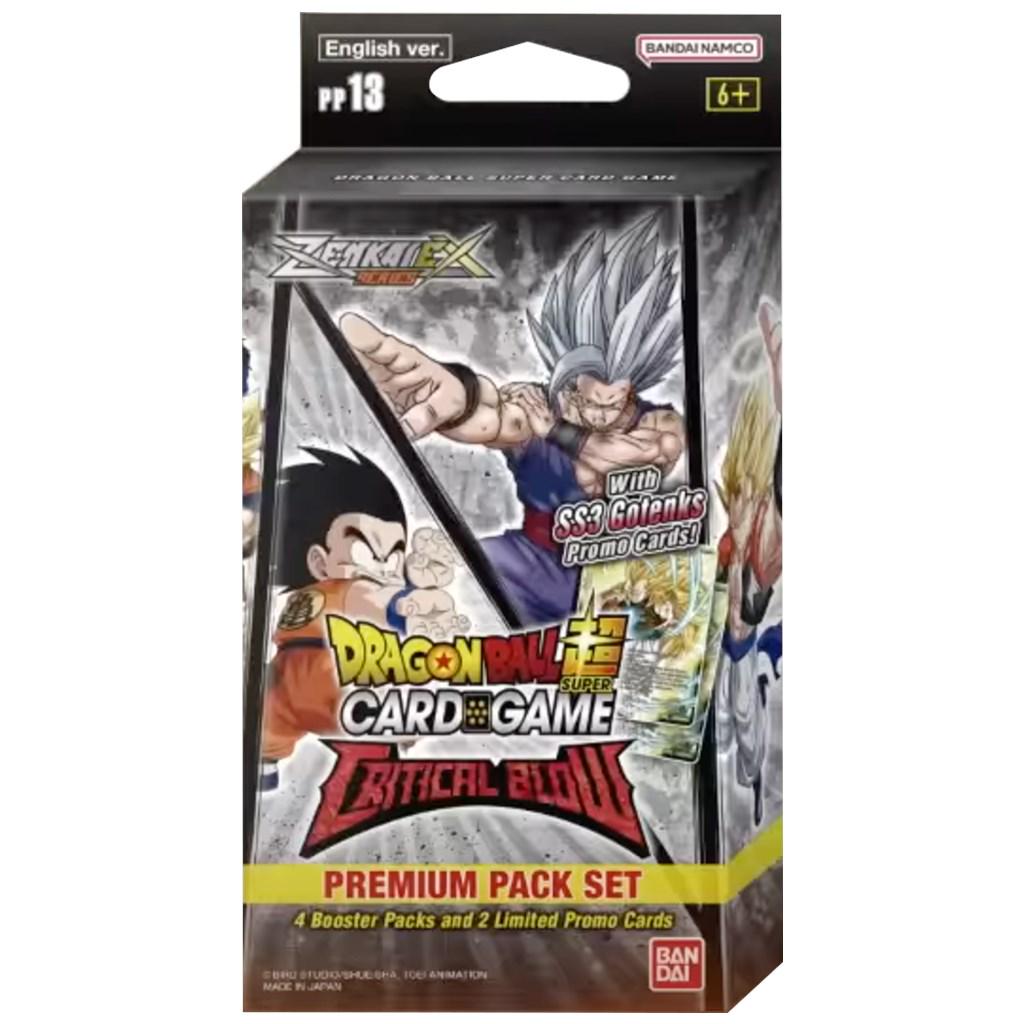 Critical Blow Premium Pack Set 13  Dragon Ball Super Critical Blow