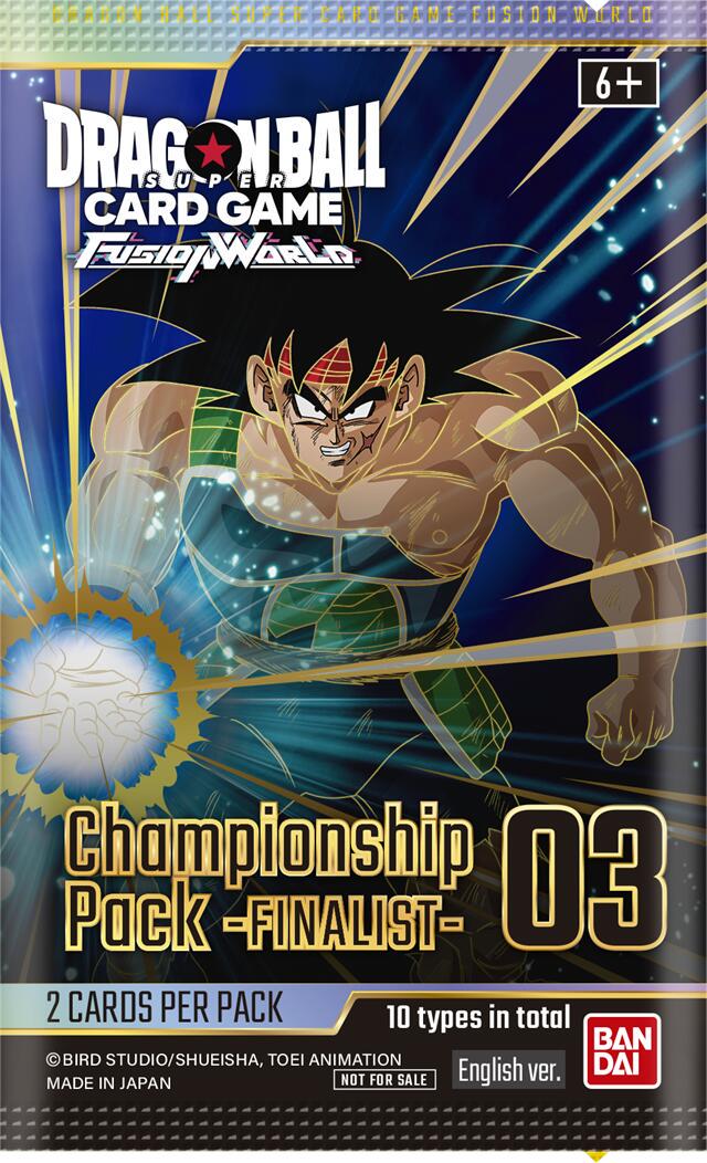 Championship Pack -Finalist- 03  Dragon Ball Fusion World Judge Promo