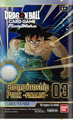 Championship Pack -Finalist- 03  Dragon Ball Fusion World Judge Promo Prices