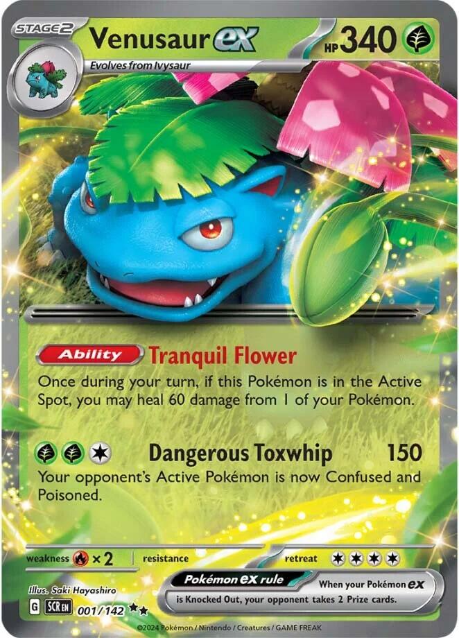 Venusaur ex #1 Pokemon Stellar Crown