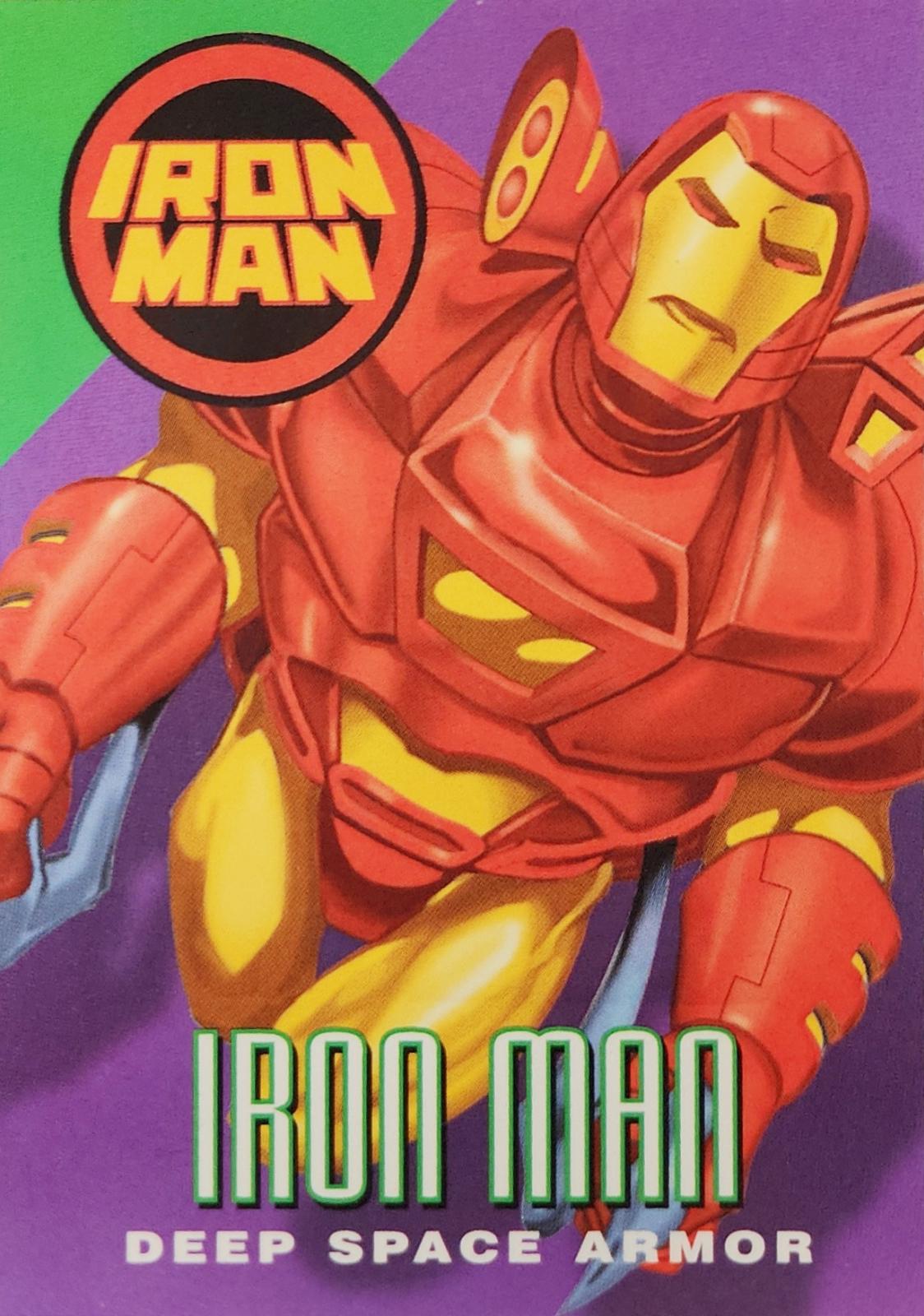 Iron Man [Deep Space Armor] #80 Marvel 1996 Fleer Vision