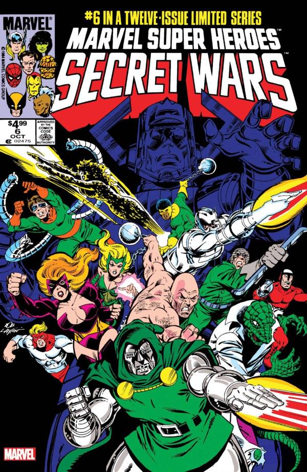 Marvel Super Heroes: Secret Wars [Facsimile Foil] #6 (2024) Comic Books Marvel Super Heroes Secret Wars Facsimile Edition