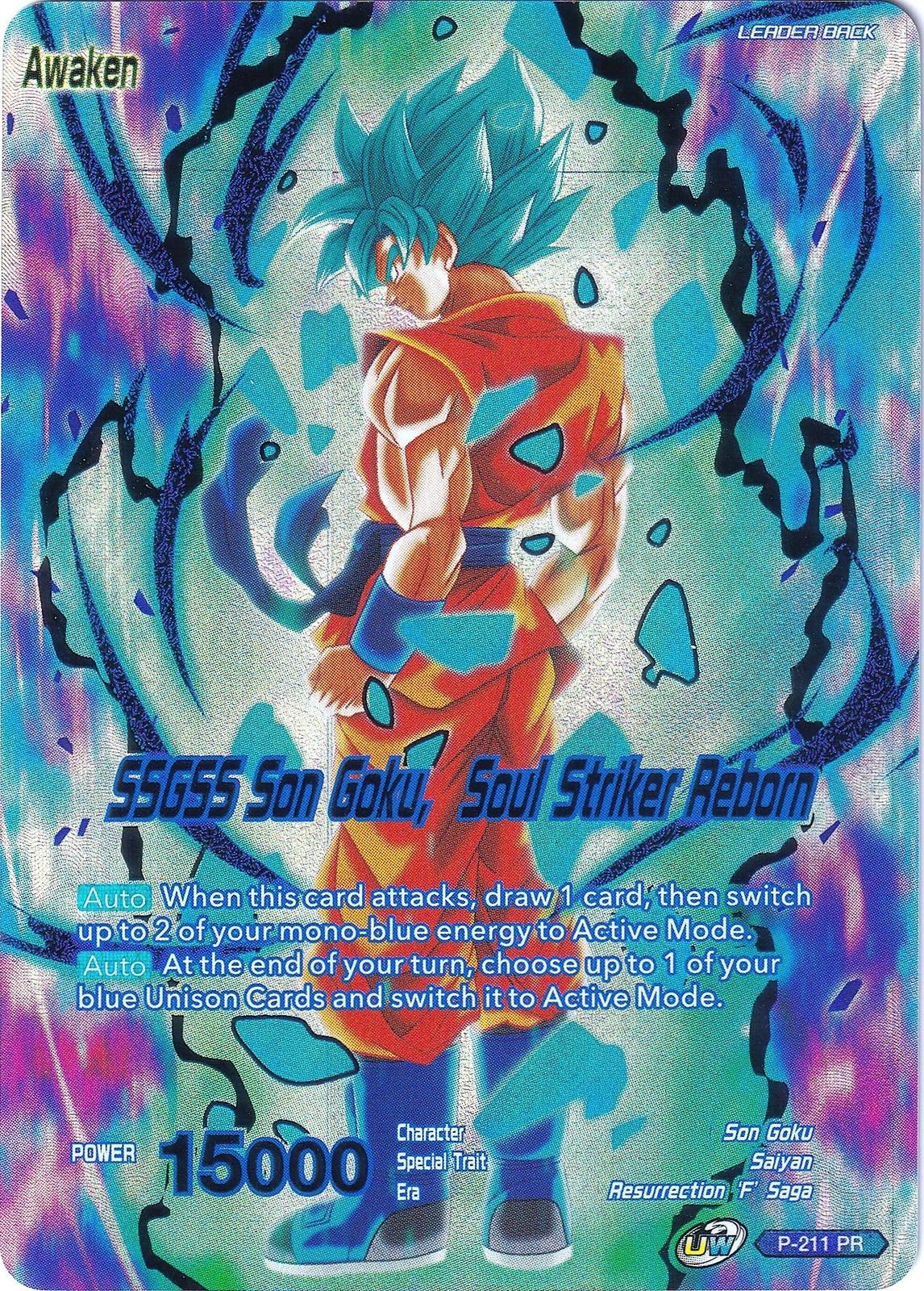 Super Saiyan God Son Goku // SSGSS Son Goku, Soul Striker Reborn [Foil] P-211 Dragon Ball Super Collector's Selection Vol.2