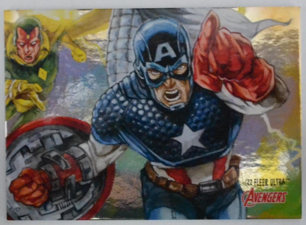 Captain America #9 Marvel 2022 Ultra Avengers 3x3