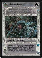 Lieutenant Greeve [Limited] Star Wars CCG Endor Prices