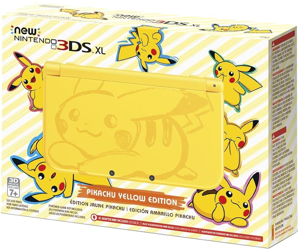 New Nintendo 3DS XL Pikachu Yellow Edition Nintendo 3DS