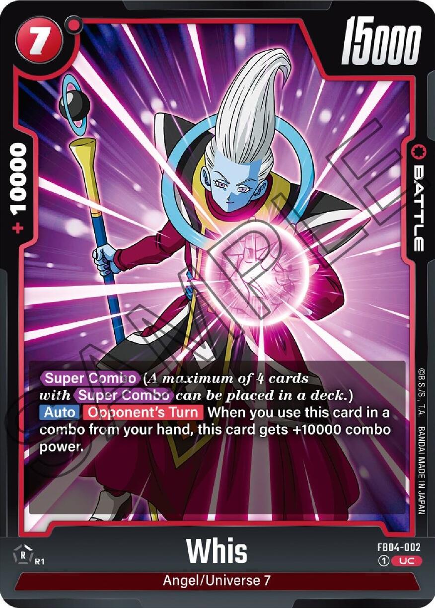 Whis FB04-002 Dragon Ball Fusion World Ultra Limit