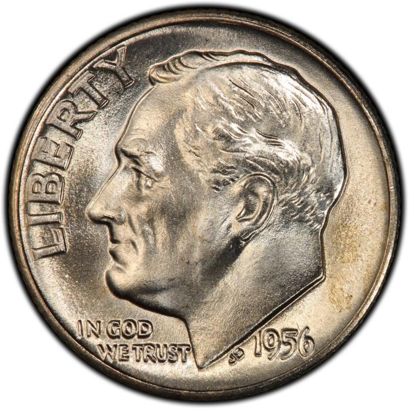 1956 [DOUBLE DIE FS-101] Coins Roosevelt Dime