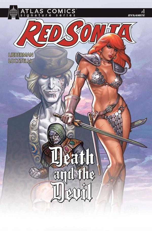 Red Sonja: Death and the Devil [Linsner Atlas Edition] #1 (2024) Comic Books Red Sonja: Death and the Devil