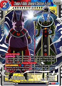 Champa & Vados, Universe 6 Destroyer & Angel DB2-175 Dragon Ball Super Divine Multiverse