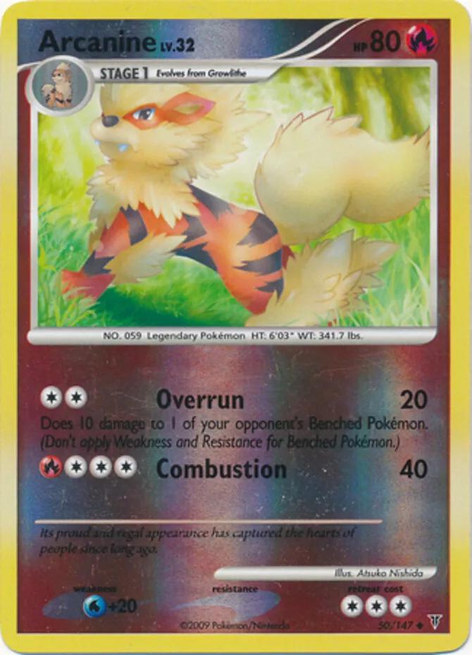 Arcanine [Reverse Holo] #50 Pokemon Supreme Victors