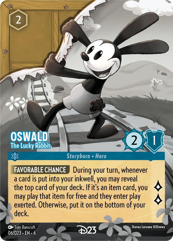 Oswald - The Lucky Rabbit #6 Lorcana Promo