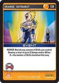 Orange Outburst [Foil] C36 Dragon Ball Z Evolution