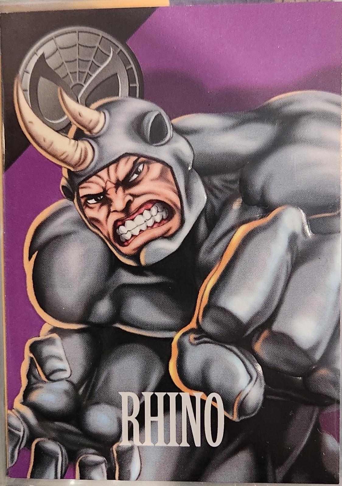 Rhino #16 Marvel 1996 Fleer Vision