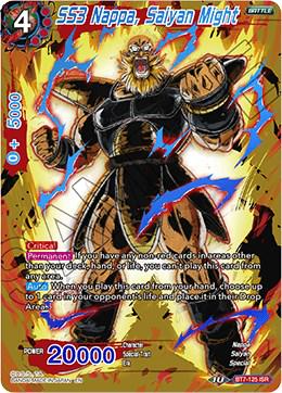 SS3 Nappa, Saiyan Might BT7-125 Dragon Ball Super Assault of the Saiyans