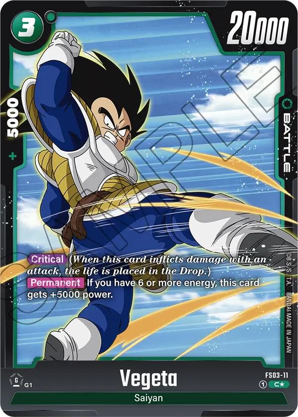 Vegeta - FS03-11 [Bonus Pack Alternate Art Holo] FS03-11 Dragon Ball Fusion World Starter Deck: Broly