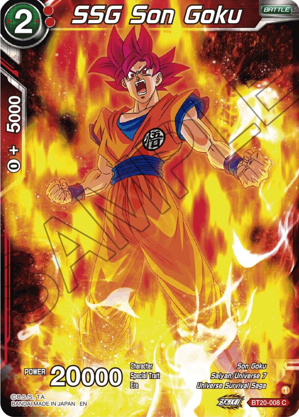 SSG Son Goku [Foil] BT20-008 Dragon Ball Super Power Absorbed