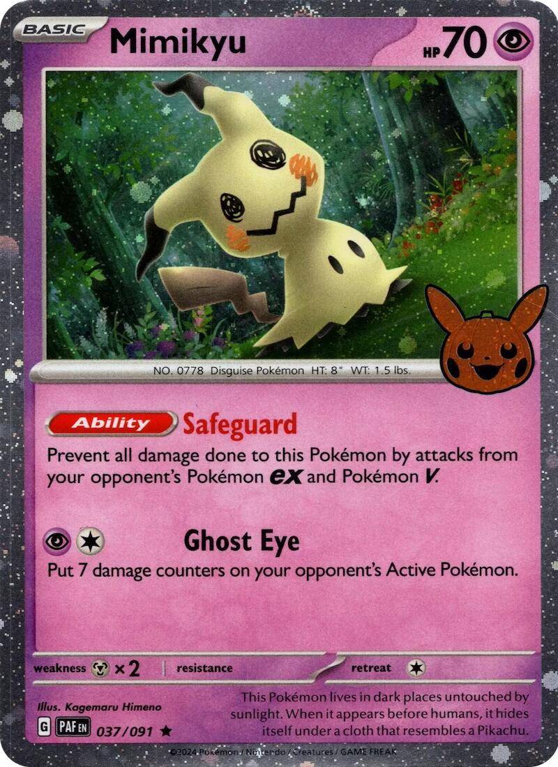 Mimikyu #37 Pokemon Trick or Trade 2024