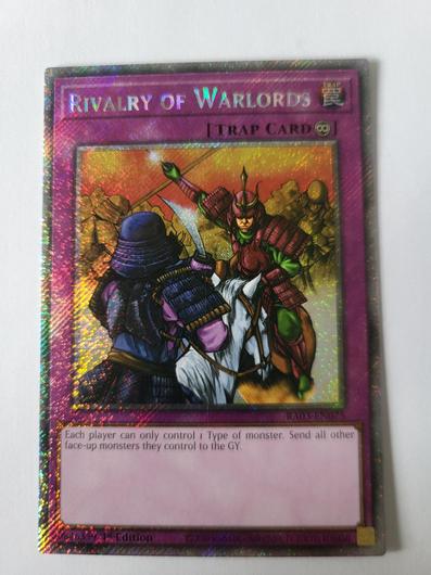 Rivalry of Warlords [Platinum Secret Rare] RA03-EN075 photo