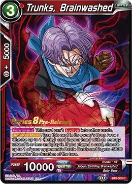 Trunks, Brainwashed BT8-009_PR Dragon Ball Super Malicious Machinations: Pre-Release Promos