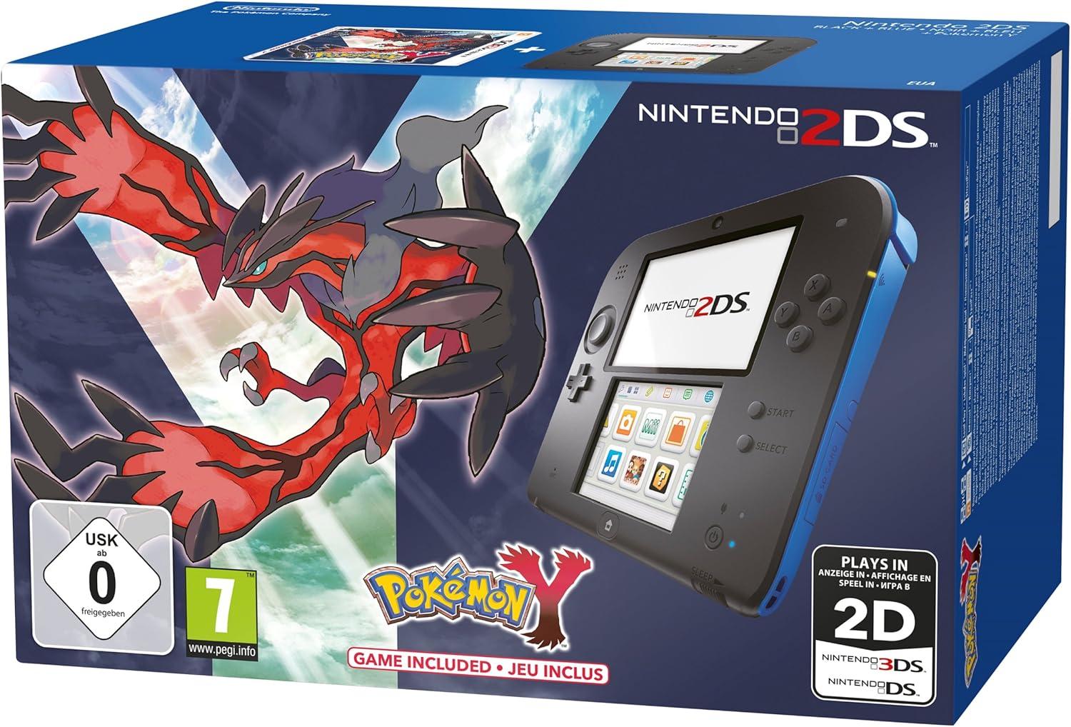 Nintendo 2DS Black + Blue [Pokemon Y Bundle] PAL Nintendo 3DS