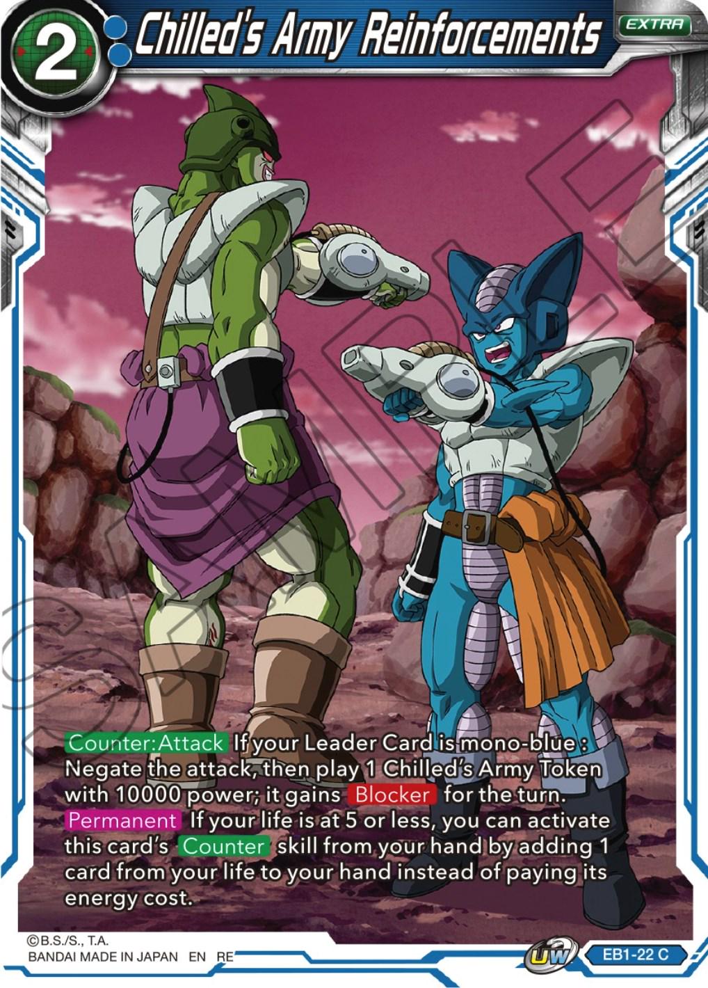 Chilled's Army Reinforcements [Reprint Foil] EB1-22 Dragon Ball Super Expansion Set: Ultimate Deck 2023