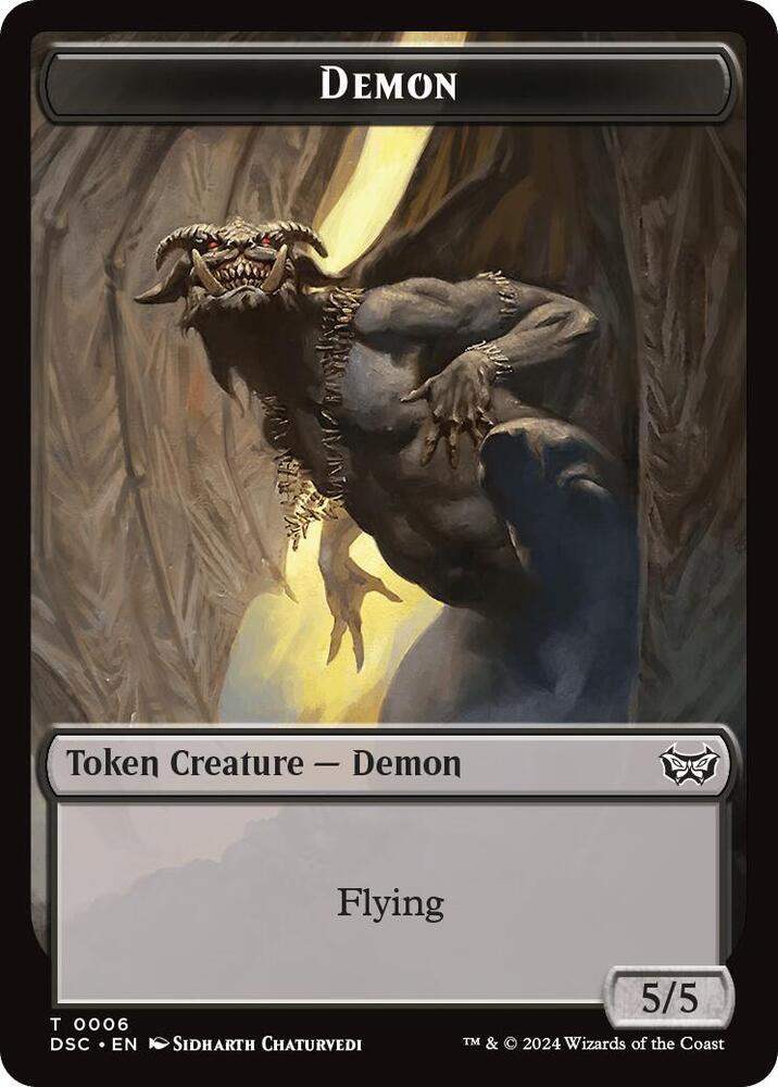 Demon // Bird Token #6 Prices | Magic Duskmourn: House of Horror ...