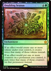 Doubling Season [Foil] #216 Magic Foundations Prices