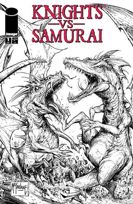 Knights vs Samurai [McFarlane Sketch] #1 (2024) Comic Books Knights vs Samurai