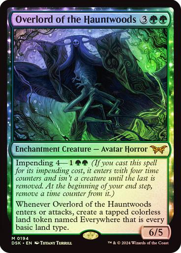 Overlord of the Hauntwoods [Foil] #194 Magic Duskmourn: House of Horror