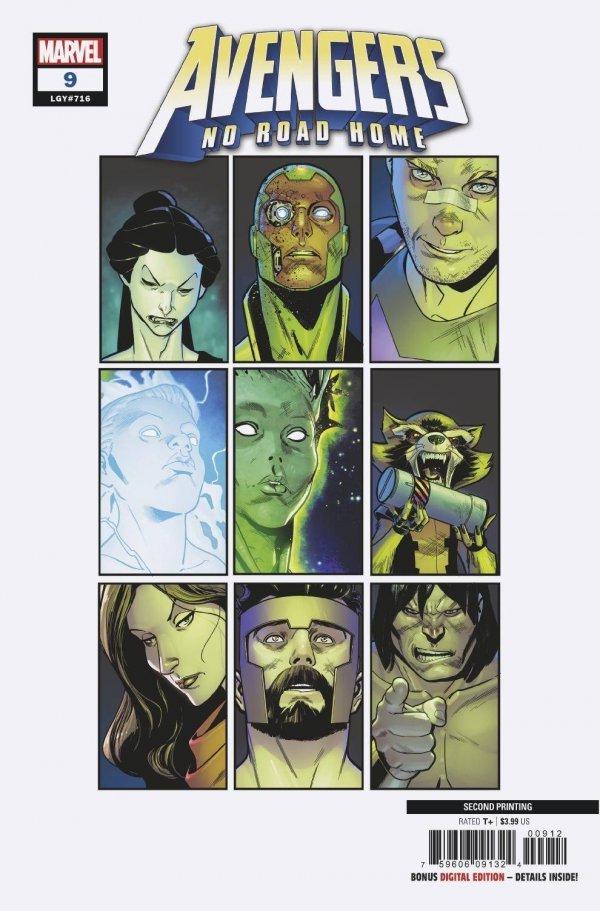 Avengers: No Road Home [2nd Print Medina] #9 (2019) Comic Books Avengers: No Road Home