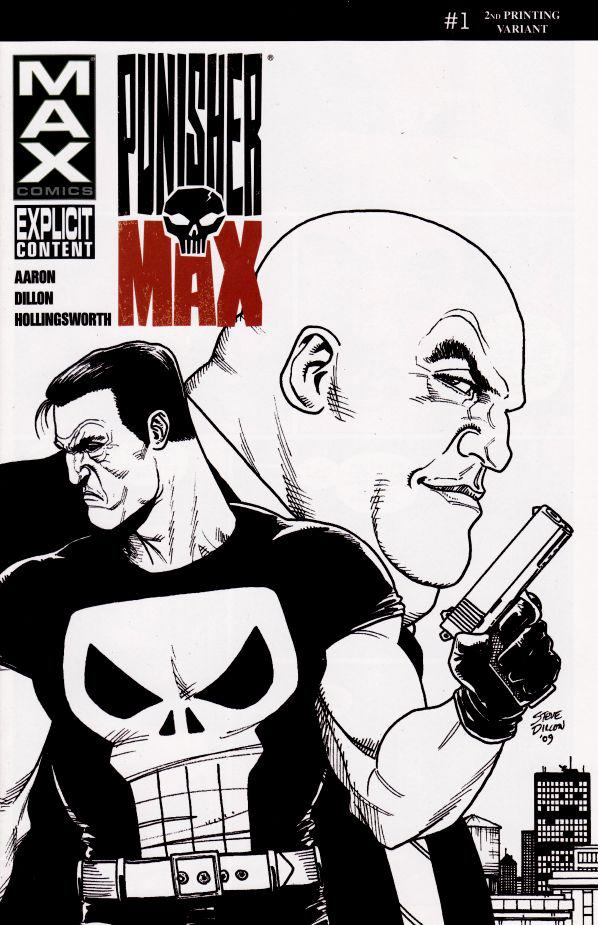 Punisher MAX [2nd Print] #1 (2009) Comic Books Punisher MAX