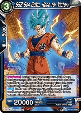 SSB Son Goku, Hope for Victory BT10-036 Dragon Ball Super Rise of the Unison Warrior