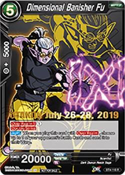 Dimensional Banisher Fu [OTAKON 2019 Foil] BT4-118_PR Dragon Ball Fusion World Promos