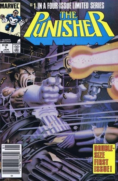 The Punisher: Limited Series [Canadian Price] #1 (1986) Comic Books Punisher Limited Series