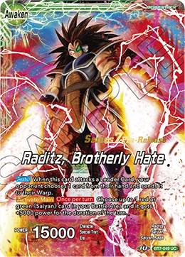 Raditz // Raditz, Brotherly Hate BT7-049_PR Dragon Ball Super Series 7 Pre-Release Promos